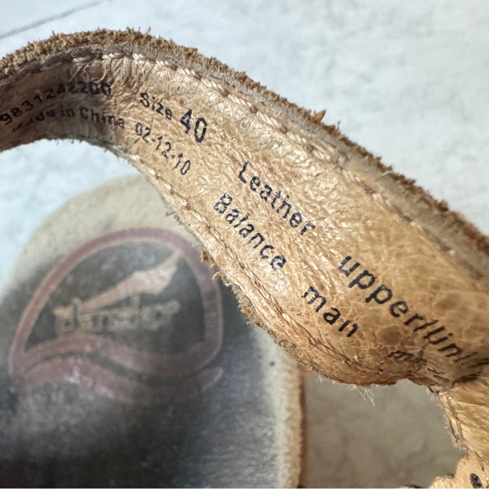 Dansko Sakura Brown Cutout Leather Slingback Block Heel Sandals CLOGS wedges 9.5 - Picture 10 of 11